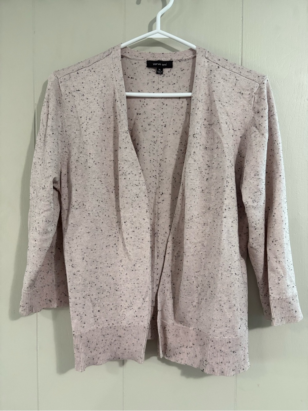 Verve ami Speckled Blush Open Cardigan